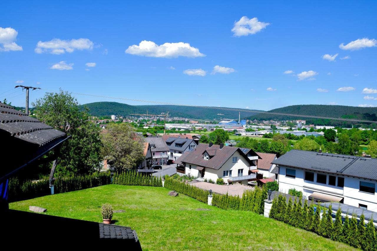 Hotel Bergwiesen - Zimmer Mit Balkon Oder Terasse Lohr am Main ภายนอก รูปภาพ
